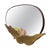 Vintage Brass Floral Mirror, 1960s For Sale - Image 9 of 9