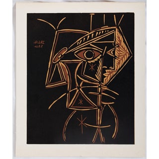 Pablo Picasso, Tête de faune, Etching For Sale
