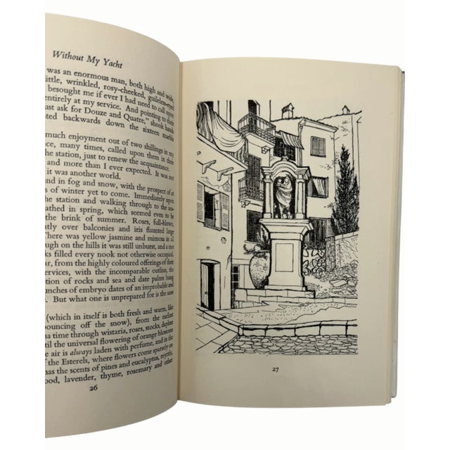 Without My Yacht Ethelind Fearon 1959 1st Edition French Riviera Travel Book For Sale - Image 12 of 14