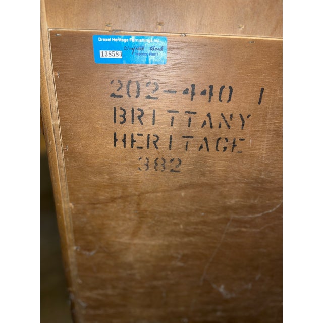 Highly desirable armoire from.Drexel Heritage. Built mid 1970s or ‘80s. Excellent condition with no visible exterior...