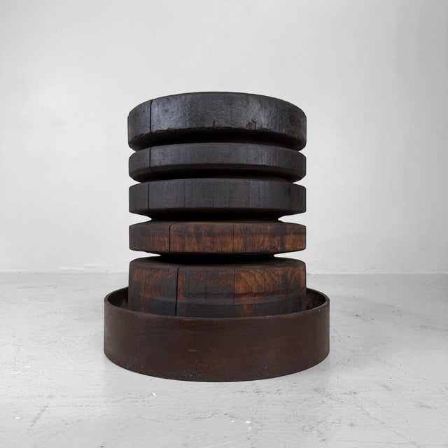 Japanese Industrial Wooden Object, 1930s-1950s For Sale - Image 10 of 10