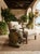 Majestic Vintage Distressed Ceramic Elephant Garden Seat For Sale - Image 9 of 12