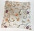 Textile Brown and Beige Floral Embroidered Cushion, Hand-Crafted Fabric, India For Sale - Image 7 of 10