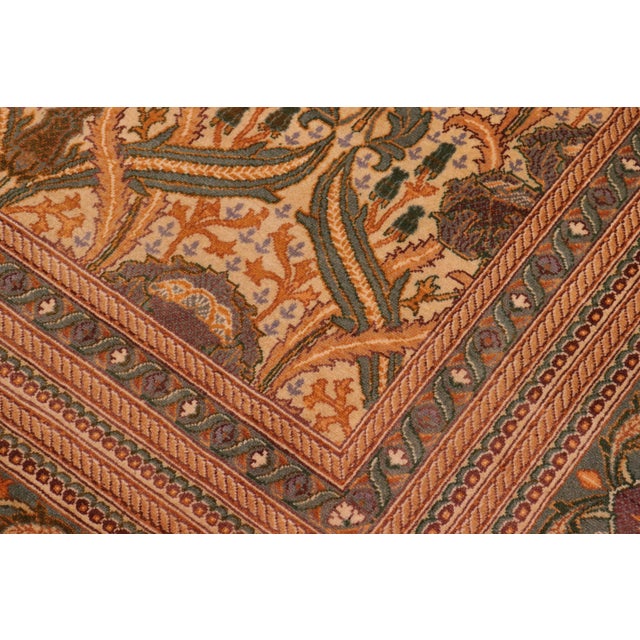 Designed with mesmerizing intricacy and gorgeous color palette, this hand-knotted masterpiece demonstrates the beauty and...