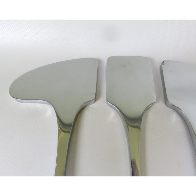 Exceptional Fireplace Cutlery, 70s, Brass, Chrome -Plated, 1970s For Sale - Image 12 of 18