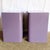 Postmodern Postmodern Purple Glass Laminate Chests of Drawers/Commodes With Chrome Base - A Pair For Sale - Image 3 of 5