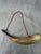 Beige Antique Handmade Powder Horn For Sale - Image 8 of 18