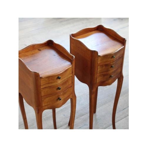 Petit Bedside Tables, France, 1920, Set of 2 For Sale - Image 16 of 17