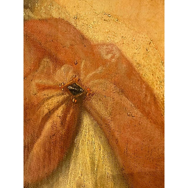French Artist, Portrait of Noblewoman, 18th Century, Oil on Canvas, Framed For Sale - Image 5 of 15