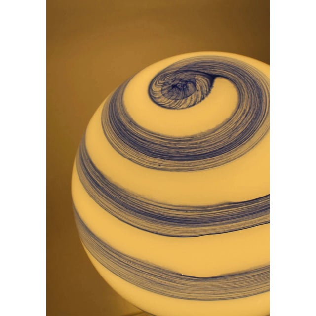 Swirl Glass Floor Lamp from Wofi Leuchten, 2000s For Sale - Image 4 of 5