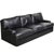 Vintage Black Leather 3 Seater Sofa by Hancock and Moore For Sale - Image 12 of 12