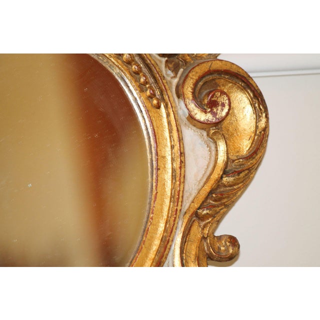 Authentic Vintage Italian Florentine Gilt Mirror For Sale - Image 4 of 9