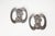 Vintage Brutalist Door Handles in Cast Aluminium, 1970s, Set of 2 For Sale - Image 4 of 9