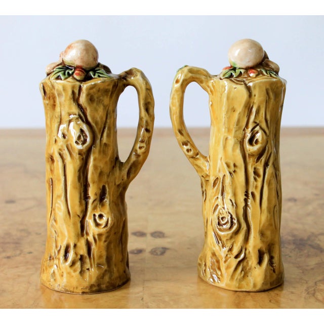 Mid-Century Modern Mid Century Mushroom Salt & Pepper Shakers For Sale - Image 3 of 9