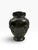 Late 20th Century Late 20th Century Black Relief Urn Vase Classical Scroll and Leaf Design Footed For Sale - Image 5 of 7