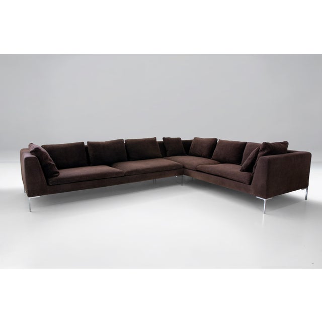 Charles Sofa Set by Antonio Citterio for B&B Italia, 2010s, Set of 2 For Sale - Image 16 of 16