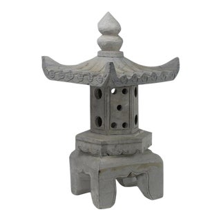 Asian Stone Garden Lantern For Sale