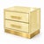 Butter Yellow Murano Glass Bedside Tables on Brass Plinth from Justfurnituress SRL, Set of 2 For Sale - Image 4 of 9