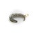 Mid 19th Century Early Victorian Silver Front 14k Gold Back Old Mine Cut Diamond Crescent Moon Pendant For Sale In Los Angeles - Image 6 of 11
