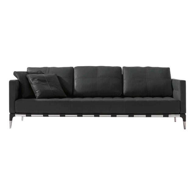 Mid-Century Modern Leather Privé Sofa by Philippe Starck for Cassina For Sale