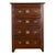 French Early 19th Century Petite Walnut Chest of Drawers For Sale - Image 12 of 12