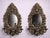 Antique Baroque Style Bronze Wall Mirrors with Integrated Candleholders, Set of 2 For Sale - Image 6 of 6