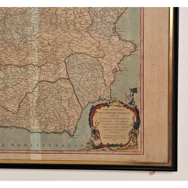 Traditional Map of Spain, Circa 1800 For Sale - Image 3 of 5