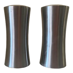 Mid Century Modern Stainless Steel Salt and Pepper Shakers From Sweden- a Pair