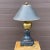 Transitional Hart Associates Brass & Faux Finished Wood Table Lamp For Sale - Image 3 of 13