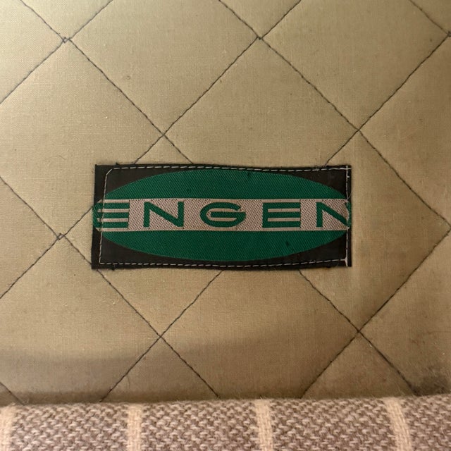 Wood Swedish 4-Seater Wool Sofa by Engen Møbler For Sale - Image 7 of 7