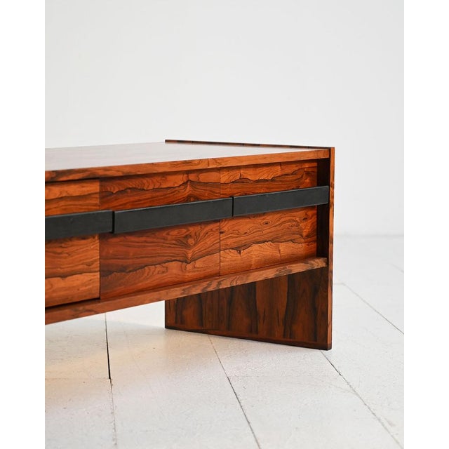 Scandinavian Rosewood Hallway Unit from AB Glas & Trä, Sweden, 1960s-1970s For Sale - Image 9 of 15
