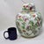 Vintage Hand-Painted Chinese Famille Rose Porcelain Ginger Jar With Lid – Large Peach & Floral Pattern For Sale - Image 13 of 13