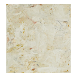 Late 20th Century Monumental Terence Accola Abstract Expressionist MCM Oil Painting in Neutral Tones