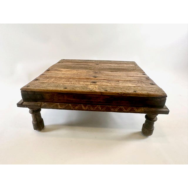 Indian Hand-Crafted Coffee Table For Sale - Image 13 of 14