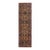 Antique Bijar Runner | 3'7" X 14'6" | Golden Beige Field With Red Floral Border | Circa Early 20th Century For Sale