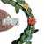 Vintage Tole Floral and Leaf Design Mirror For Sale - Image 4 of 11
