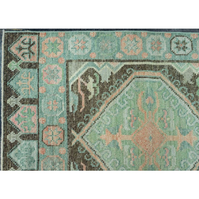 Turkish Oushak Rug 2'10" x 20' #20092 For Sale - Image 4 of 8