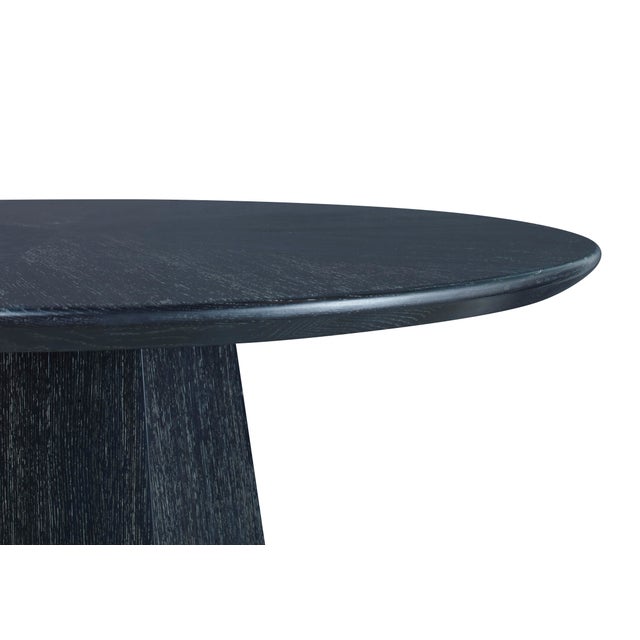 Century Furniture Century Furniture Newlin Round Dining Table - Black Cerused For Sale - Image 4 of 4