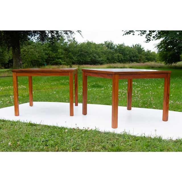 Danish Modern Rosewood Side Tables, 1960s, Set of 2 For Sale - Image 11 of 18