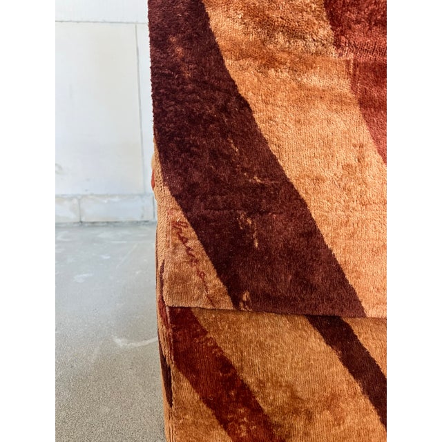 Textile Vintage Lounge Chair by Giovanni Offredi, 1970s For Sale - Image 7 of 9