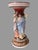 Antique Victorian 11.5" 3 Graces Figural Porcelain Compote Candlestick Vase With Glossy Finish For Sale - Image 6 of 8