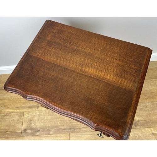 Brown Vintage Bedside Tables in Oak, Set of 2 For Sale - Image 8 of 11