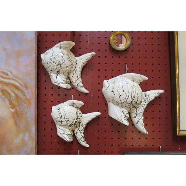 Vintage Mid Century Modern Ceramic Fish Wall Plaques Set of 3 Chairish