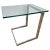 Mid-Century Cantilevered Glass & Chrome Side Coffee Table Gebra, 1980s For Sale - Image 17 of 17