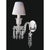 Metal Collection Regina Floor Lamp in Metal and Crystal by Jago For Sale - Image 7 of 17