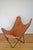 Animal Skin Butterfly Chair attributed to Jorge Hardoy-Ferrari for Knoll, 1960s For Sale - Image 7 of 18