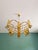 Geometric Brass Chandelier by Gaetano Sciolari for Boulanger, 1970s For Sale - Image 9 of 14