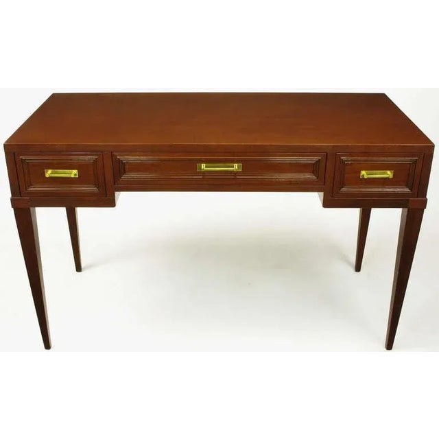 Fine Arts Furniture Co. Mahogany Three Drawer Writing Table Chairish
