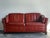 Mid-Century Modern Vintage Boho Leather Knole Sofa For Sale - Image 3 of 9