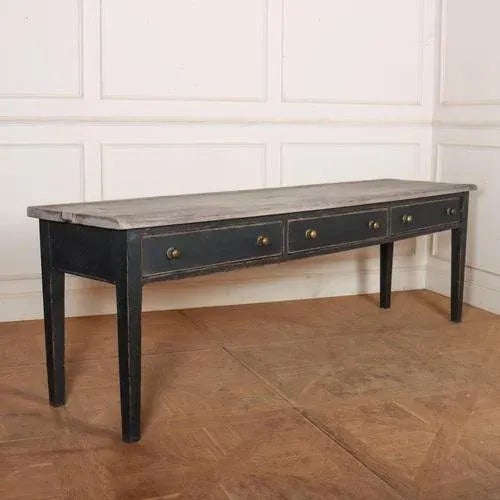 18th Century Painted Dresser Base For Sale - Image 6 of 6